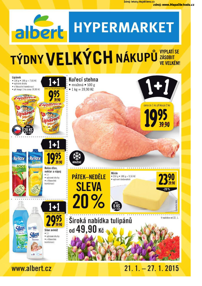 Stránka č. 1 - Akční leták Albert Hypermarket