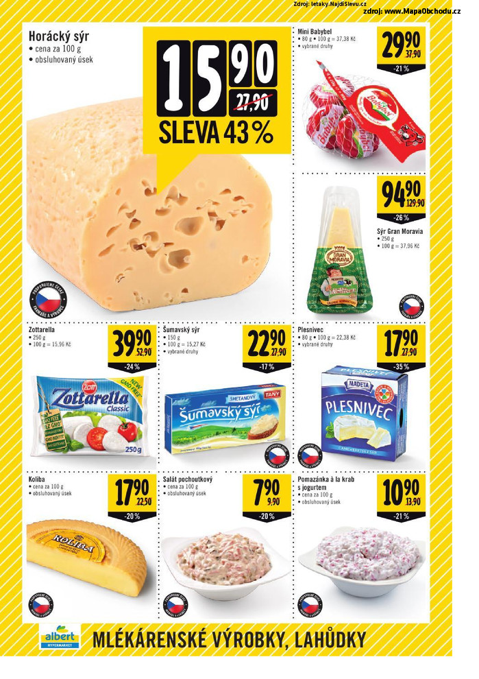 Stránka č. 8 - Akční leták Albert Hypermarket