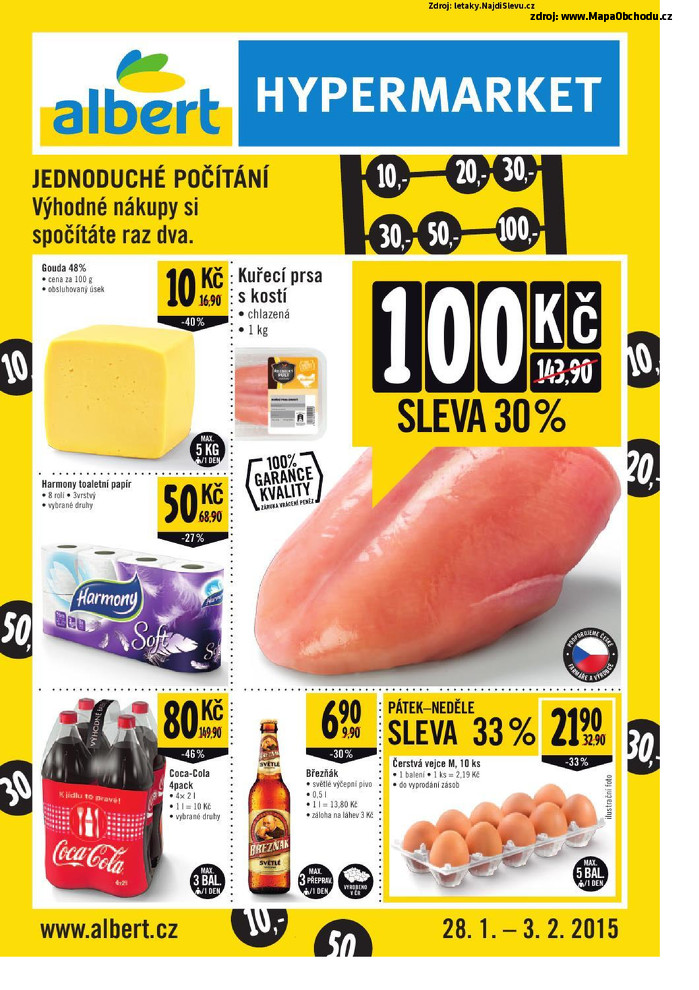 Stránka č. 1 - Akční leták Albert Hypermarket