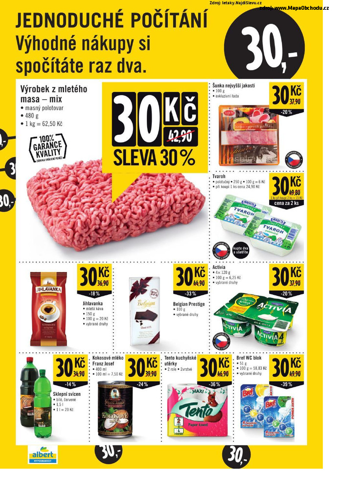 Stránka č. 4 - Akční leták Albert Hypermarket