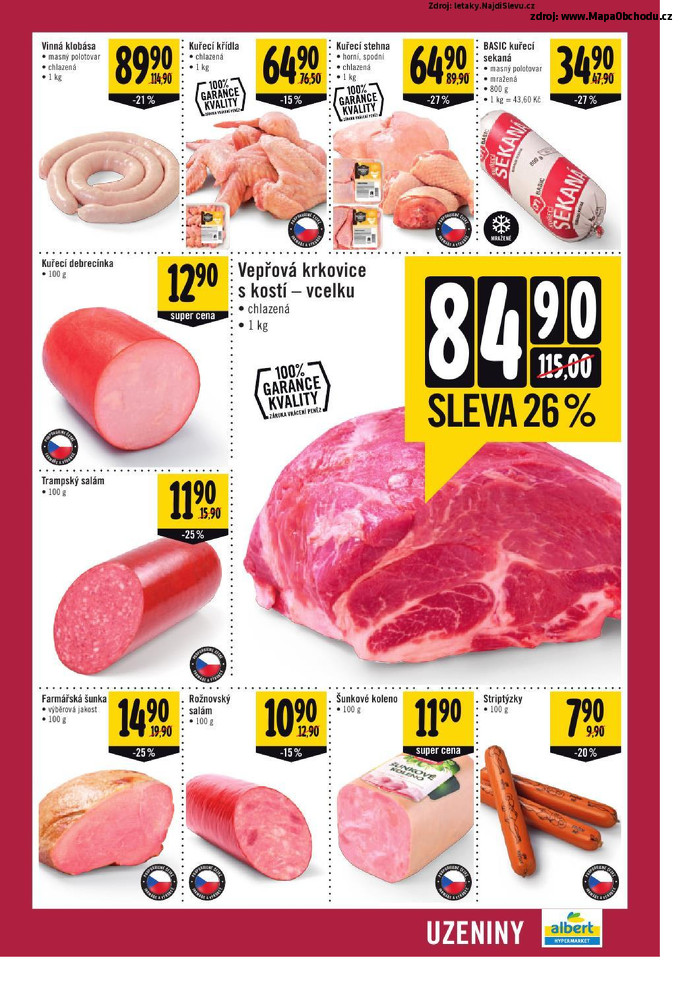 Stránka č. 7 - Akční leták Albert Hypermarket