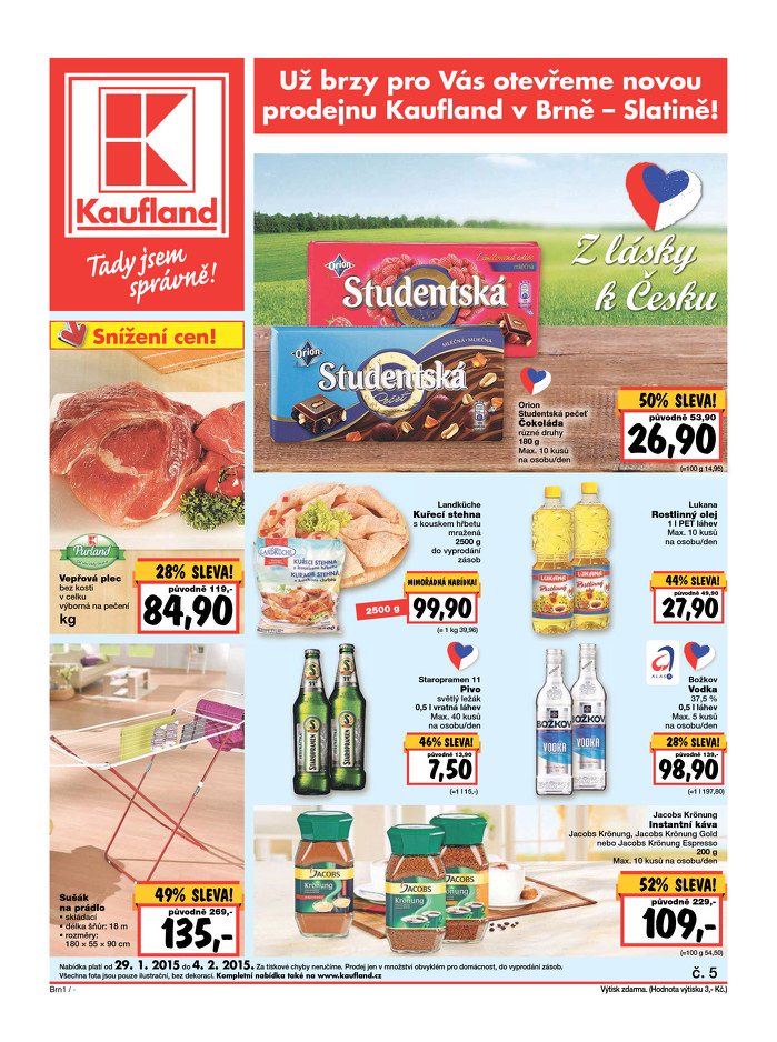 Stránka č. 1 - Akční leták Kaufland