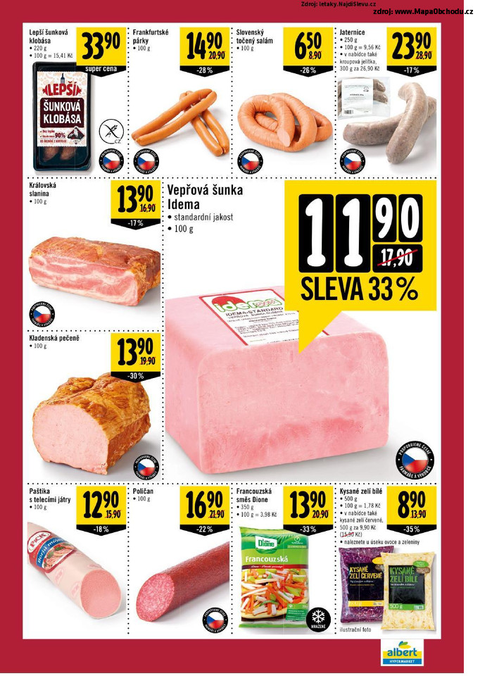 Stránka č. 3 - Akční leták Albert Hypermarket