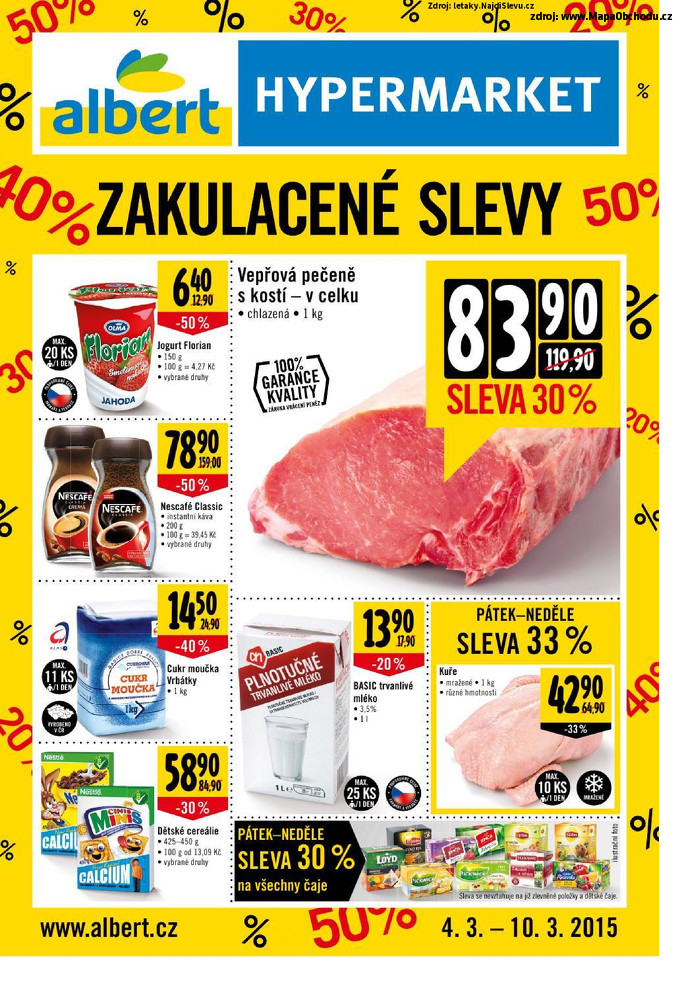 Stránka č. 1 - Akční leták Albert Hypermarket