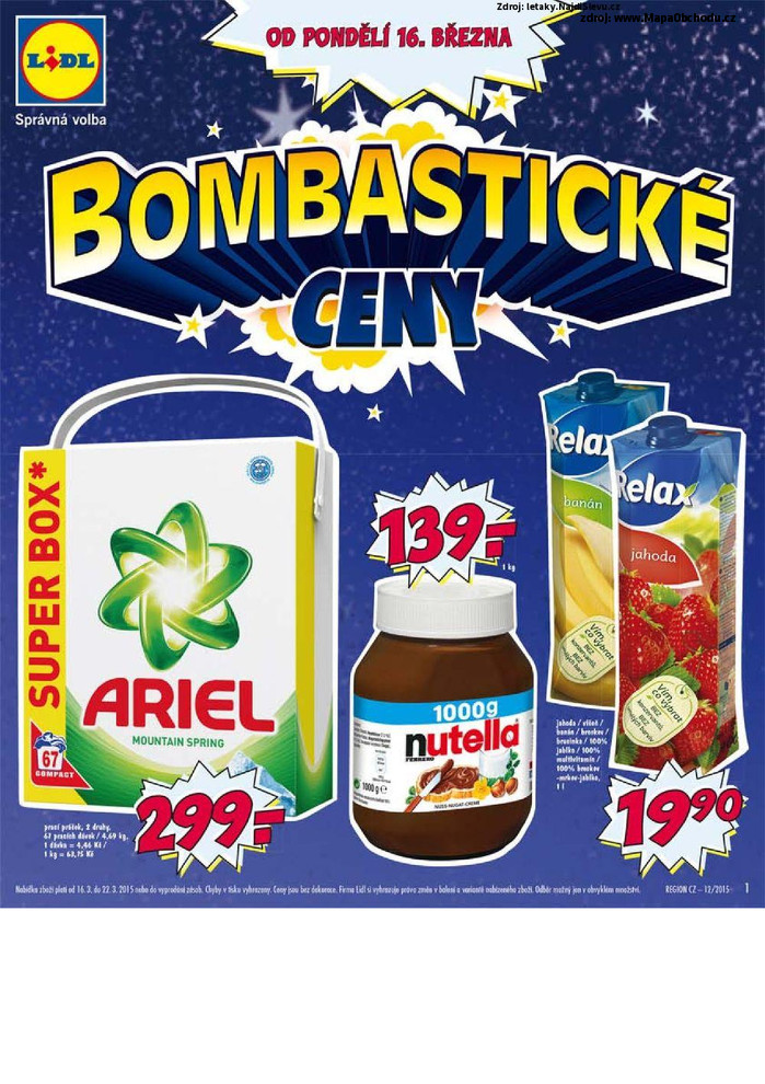 Stránka č. 1 - Akční leták Lidl