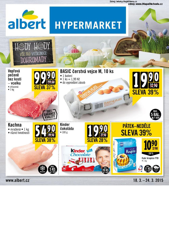 Stránka č. 1 - Akční leták Albert Hypermarket