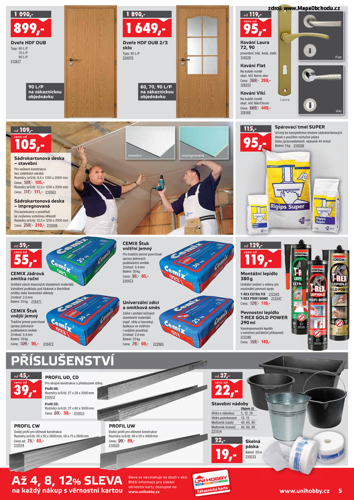 Stránka č. 5 - Akční leták UNI HOBBY Market