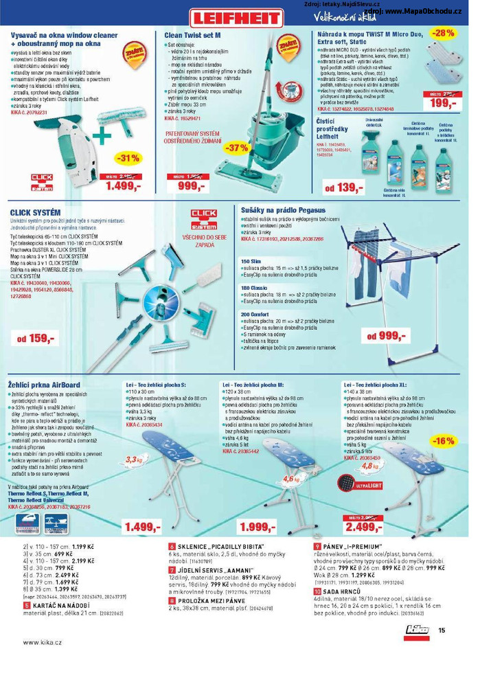 Stránka č. 15 - Akční leták kika