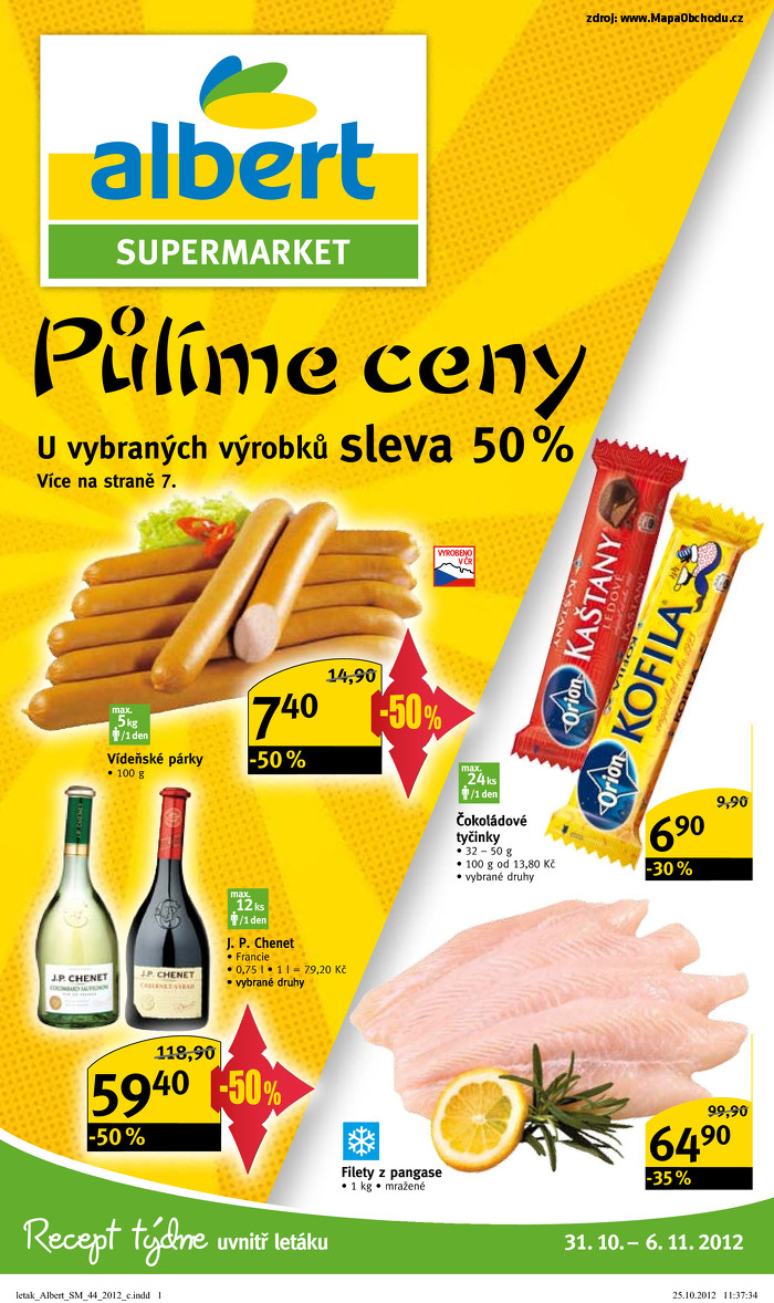 Stránka č. 1 - Akční leták Albert  Supermarket