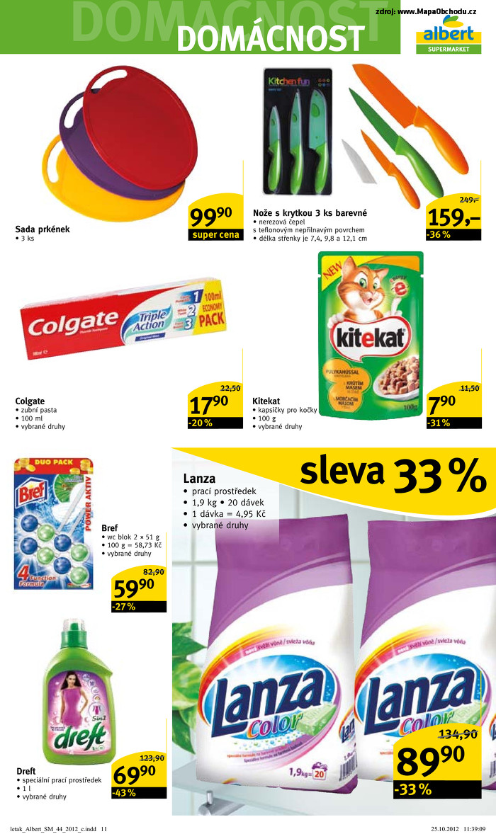 Stránka č. 11 - Akční leták Albert  Supermarket