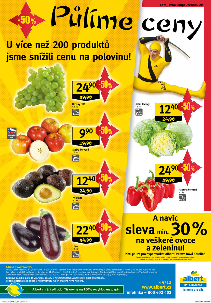 Stránka č. 9 - Akční leták Albert Hypermarket