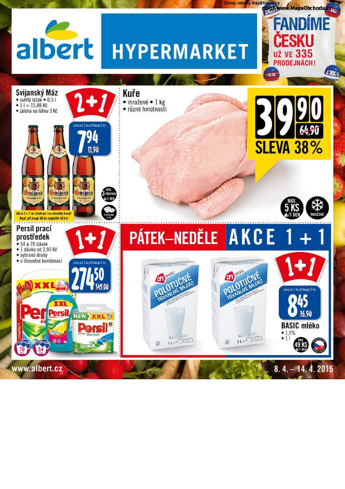 Stránka č. 1 - Akční leták Albert Hypermarket