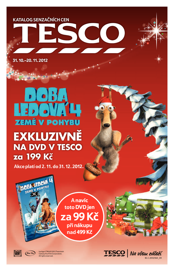 Stránka č. 1 - Akční leták Tesco  Vánoční katalog