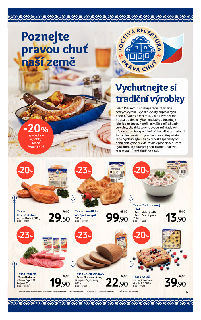 Stránka č. 5 - Akční leták Tesco Hypermarket