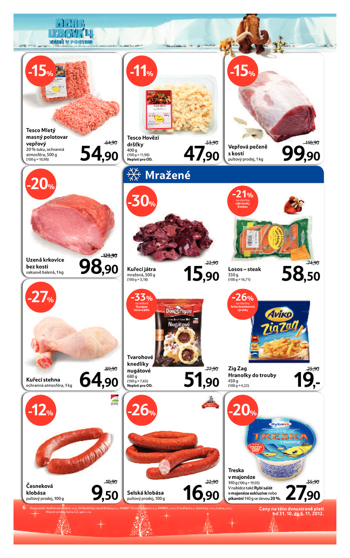 Stránka č. 6 - Akční leták Tesco Hypermarket