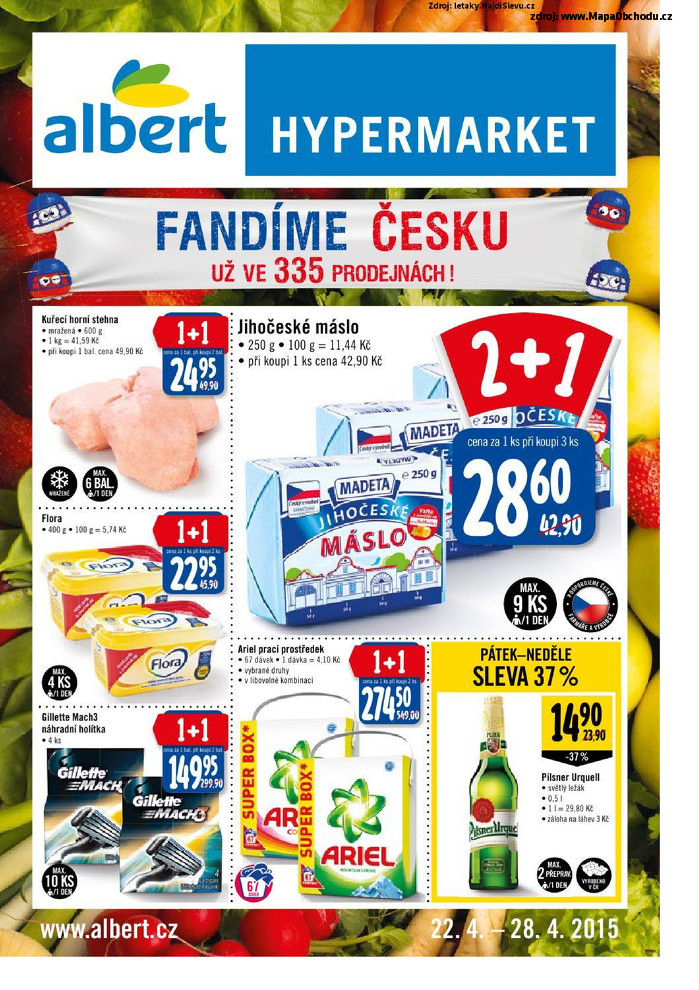 Stránka č. 1 - Akční leták Albert Hypermarket