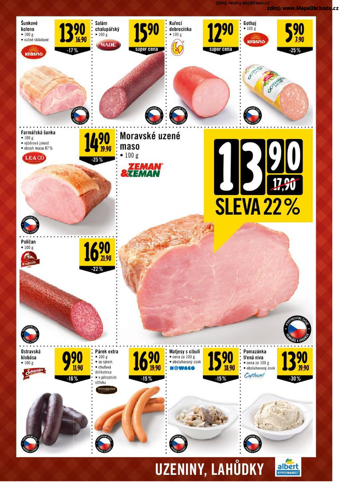 Stránka č. 7 - Akční leták Albert Hypermarket