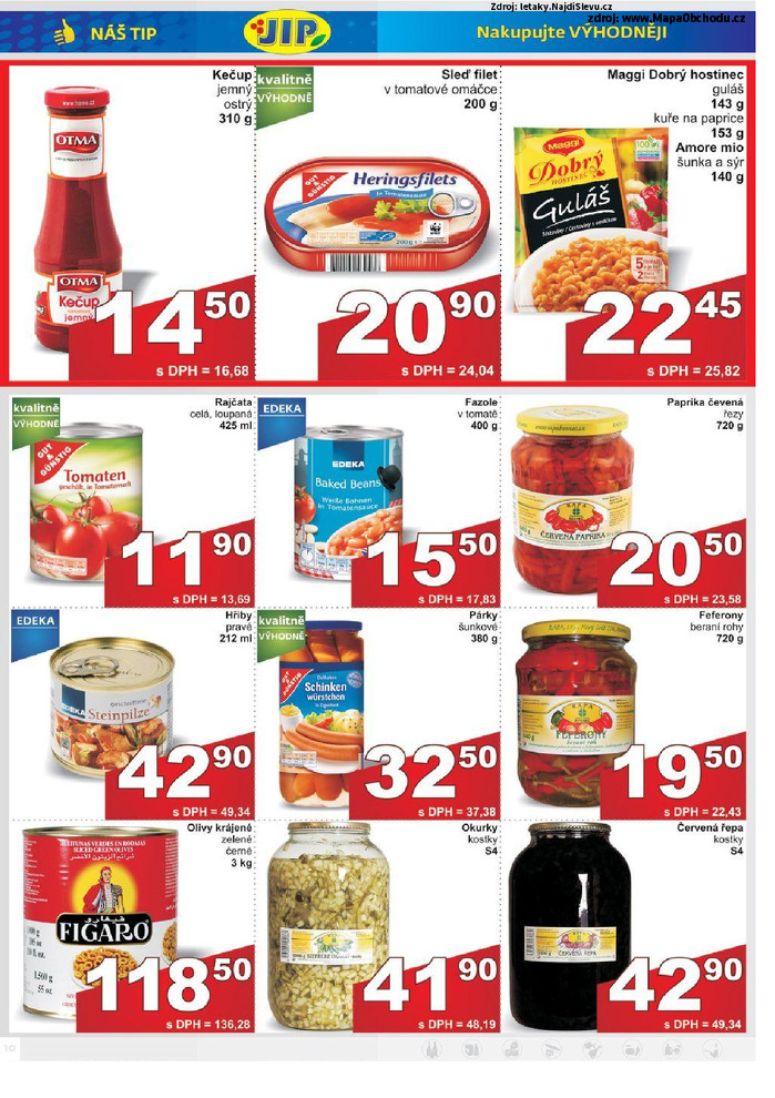 Stránka č. 10 - Akční leták JIP Cash and Carry