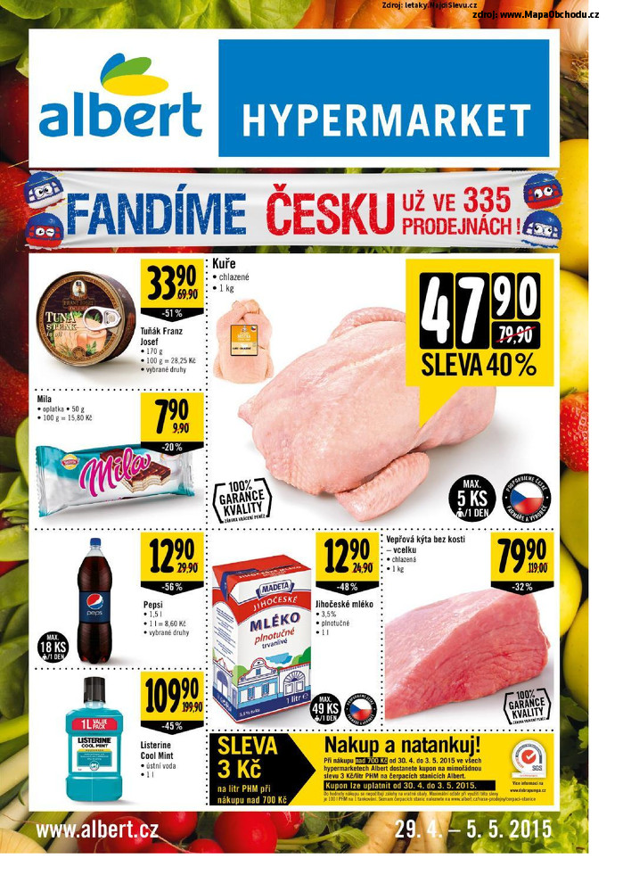 Stránka č. 1 - Akční leták Albert Hypermarket