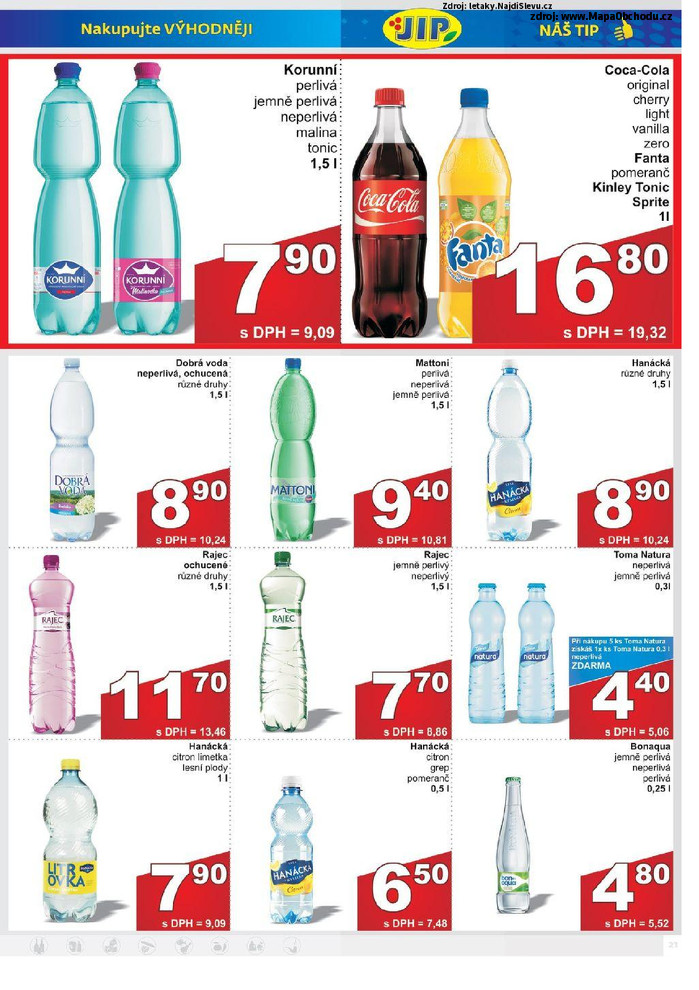 Stránka č. 21 - Akční leták JIP Cash and Carry