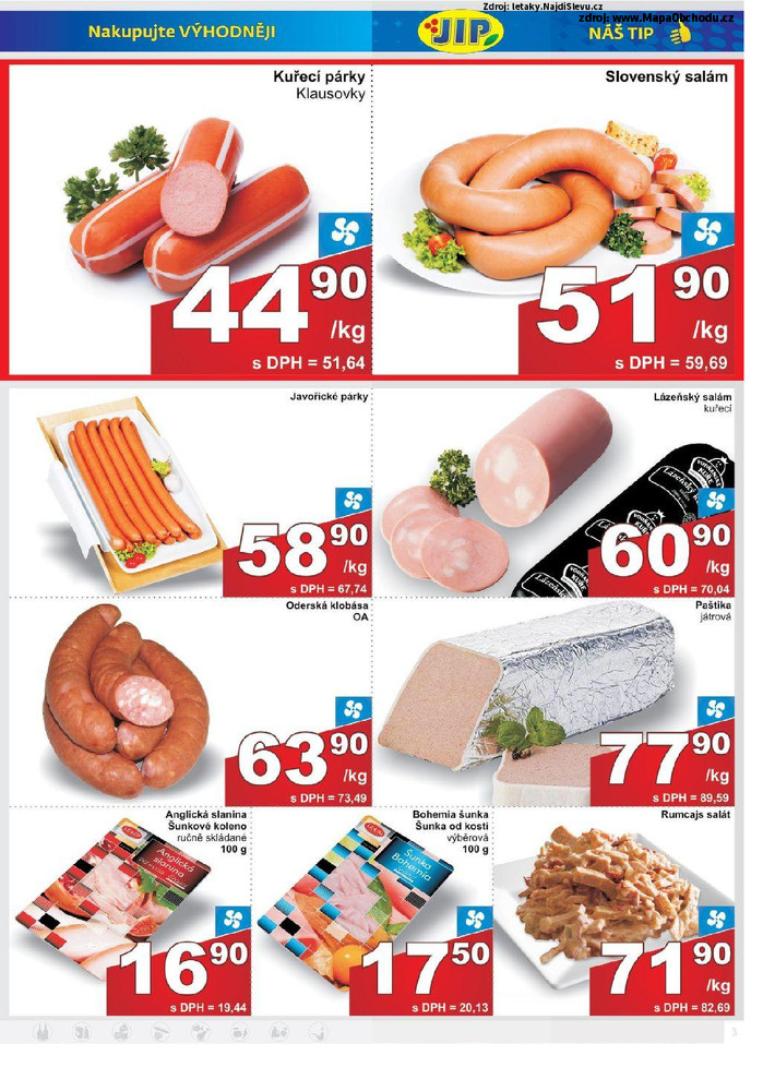 Stránka č. 3 - Akční leták JIP Cash and Carry