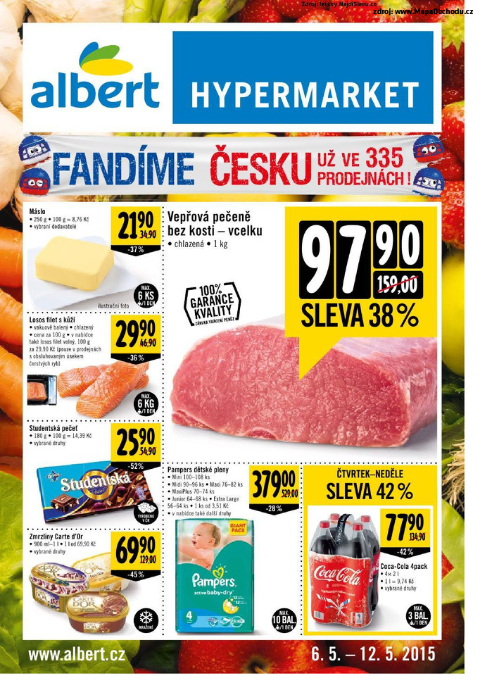 Stránka č. 1 - Akční leták Albert Hypermarket