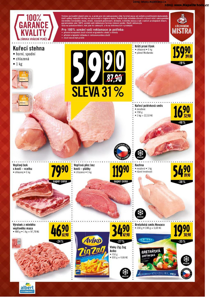 Stránka č. 2 - Akční leták Albert Hypermarket