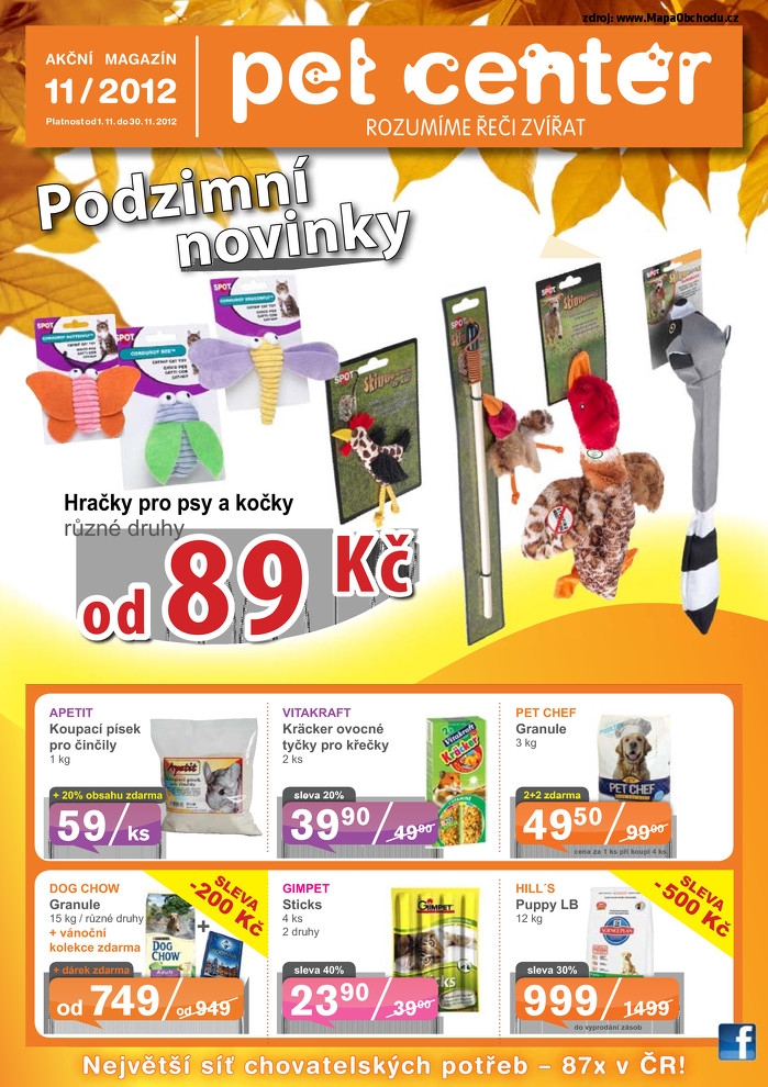 Stránka č. 1 - Akční leták Pet Center