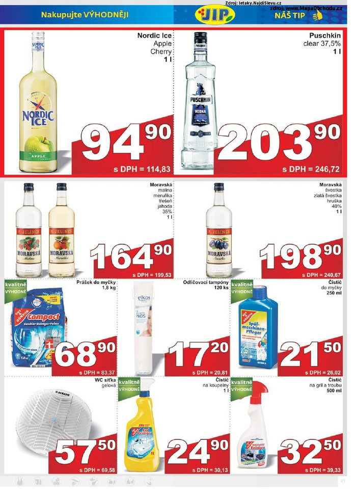 Stránka č. 21 - Akční leták JIP Cash and Carry