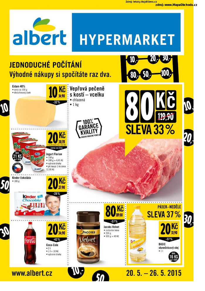 Stránka č. 1 - Akční leták Albert Hypermarket