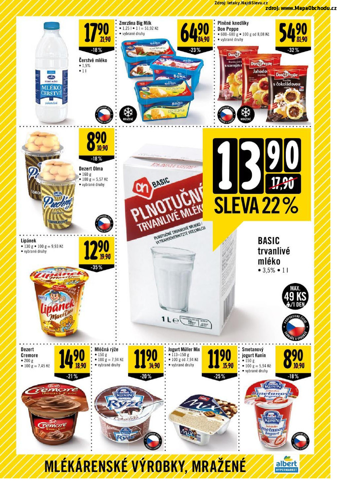 Stránka č. 9 - Akční leták Albert Hypermarket