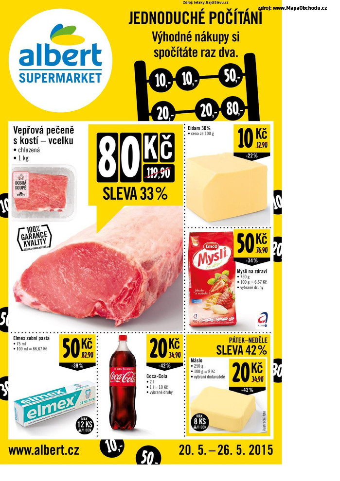 Stránka č. 1 - Akční leták Albert Supermarket