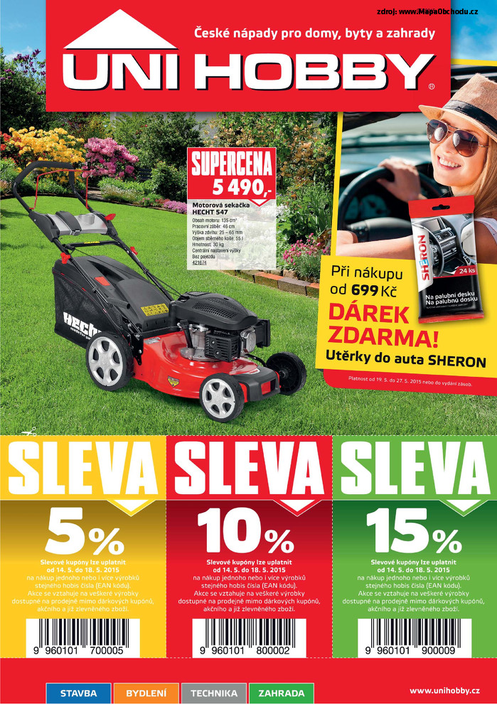 Stránka č. 1 - Akční leták UNI HOBBY Market