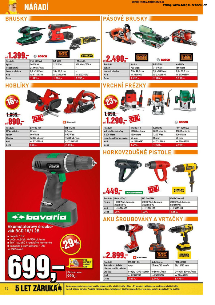 Stránka č. 14 - Akční leták bauMax