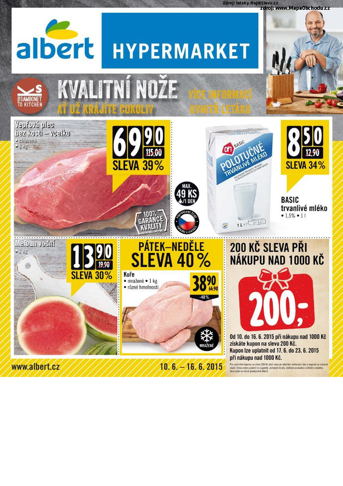 Stránka č. 1 - Akční leták Albert Hypermarket