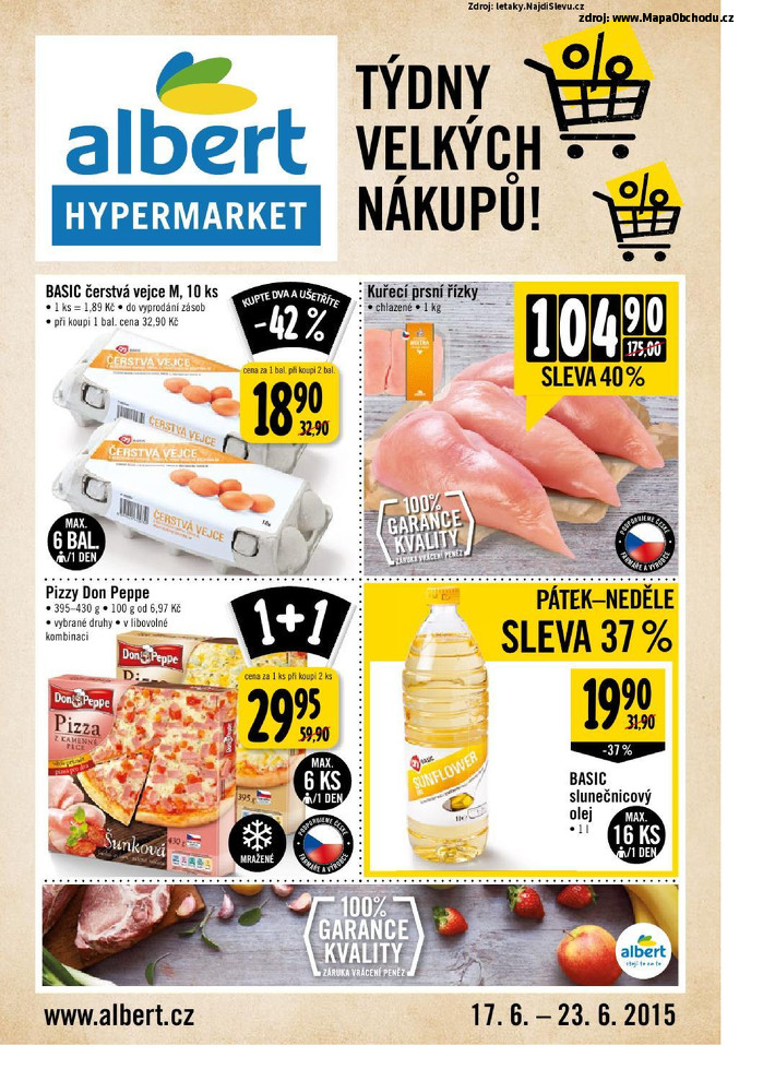 Stránka č. 1 - Akční leták Albert Hypermarket