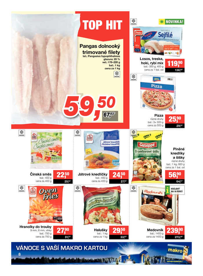 Stránka č. 8 - Akční leták Makro  Potraviny