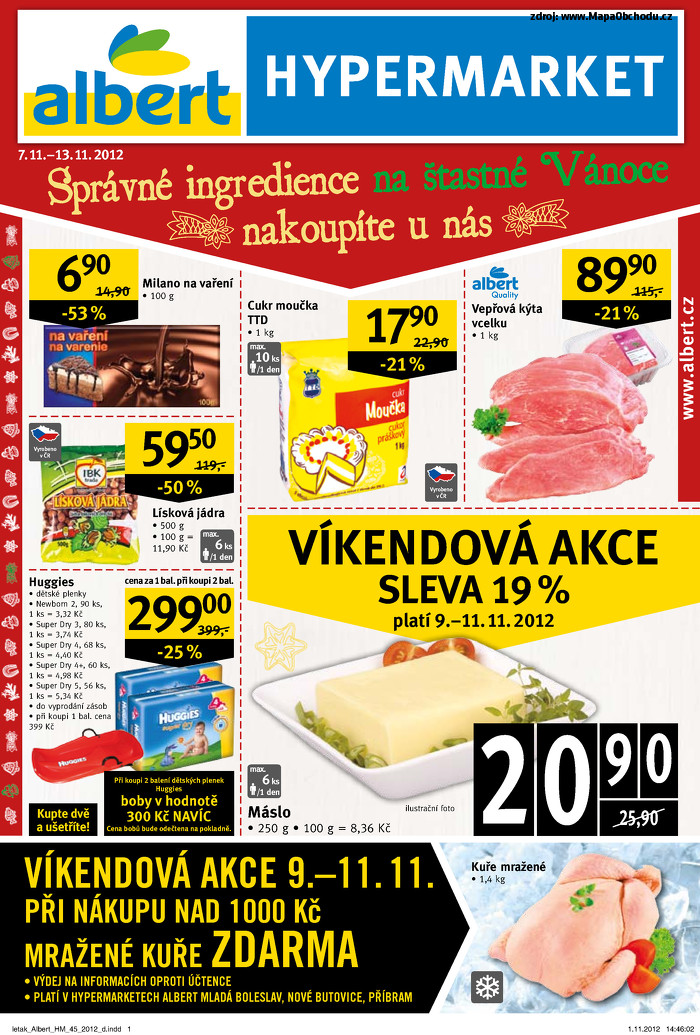 Stránka č. 1 - Akční leták Albert  Hypermarket