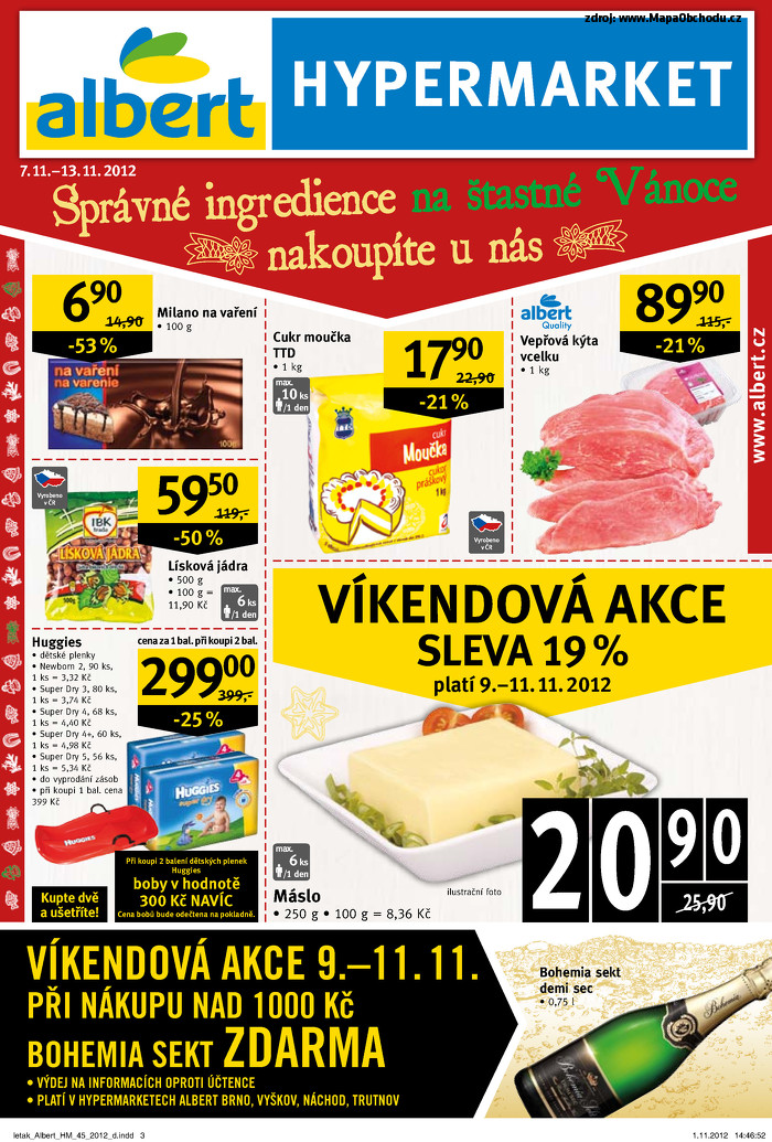 Stránka č. 3 - Akční leták Albert  Hypermarket