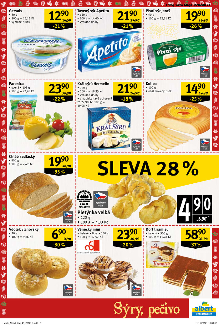 Stránka č. 8 - Akční leták Albert  Hypermarket