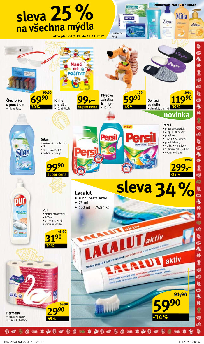 Stránka č. 11 - Akční leták Albert  Supermarket