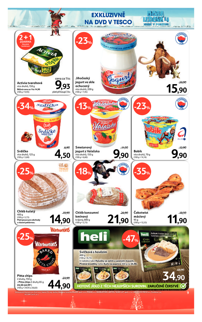 Stránka č. 9 - Akční leták Tesco  Hypermarket