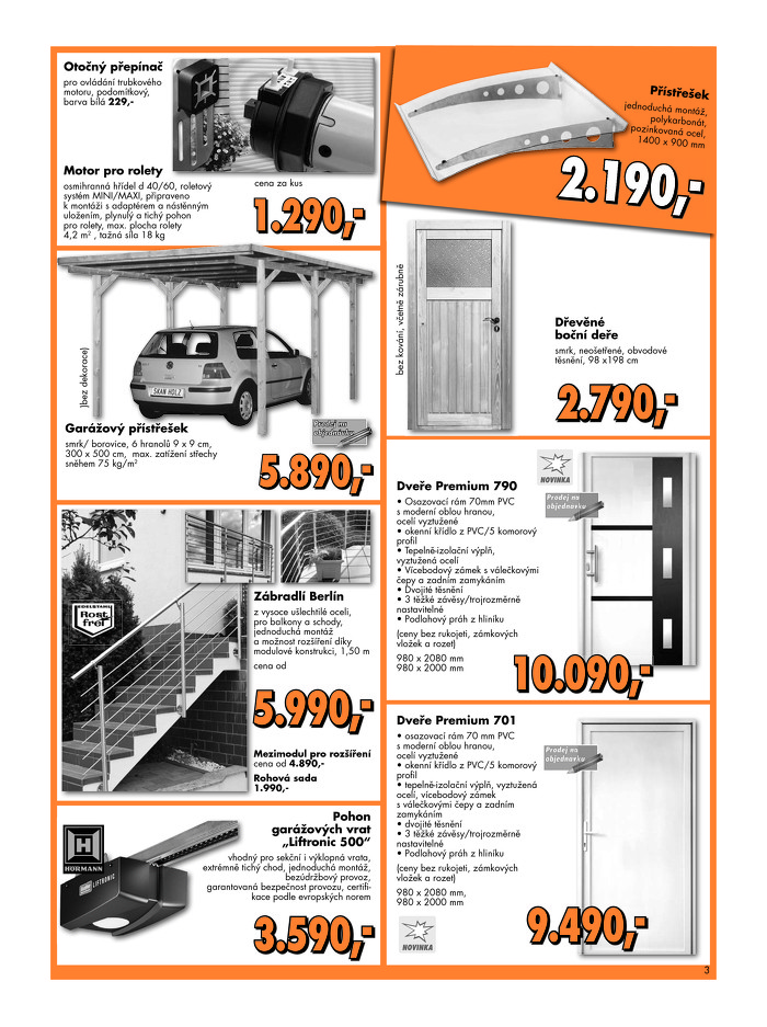 Stránka č. 3 - Akční leták Globus  Baumarkt