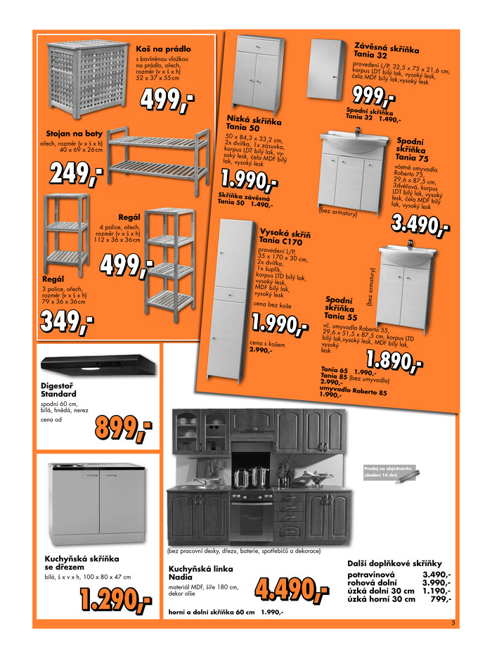Stránka č. 5 - Akční leták Globus  Baumarkt