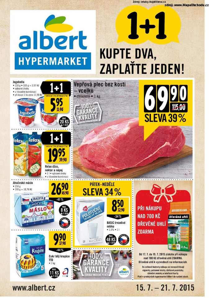 Stránka č. 1 - Akční leták Albert Hypermarket