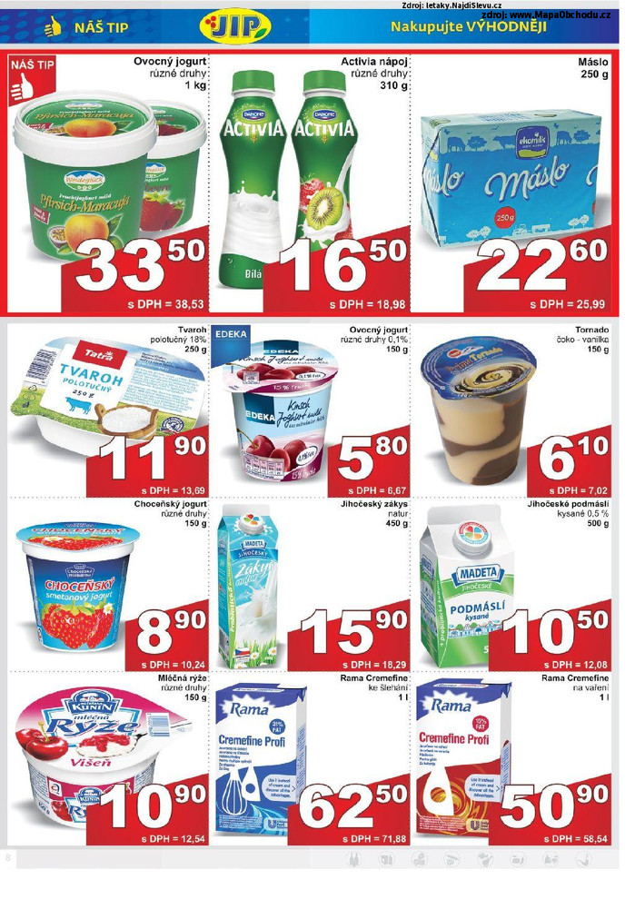 Stránka č. 8 - Akční leták JIP Cash and Carry