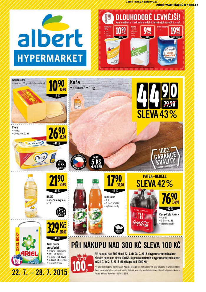 Stránka č. 1 - Akční leták Albert Hypermarket