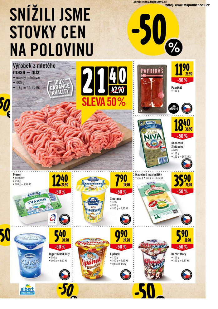 Stránka č. 2 - Akční leták Albert Hypermarket