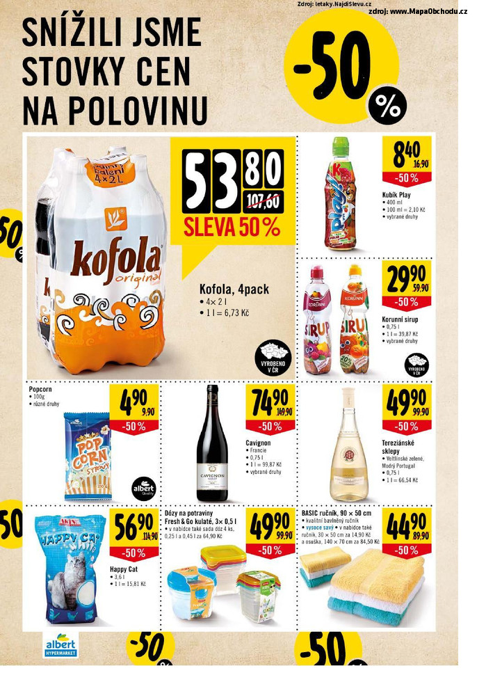 Stránka č. 4 - Akční leták Albert Hypermarket