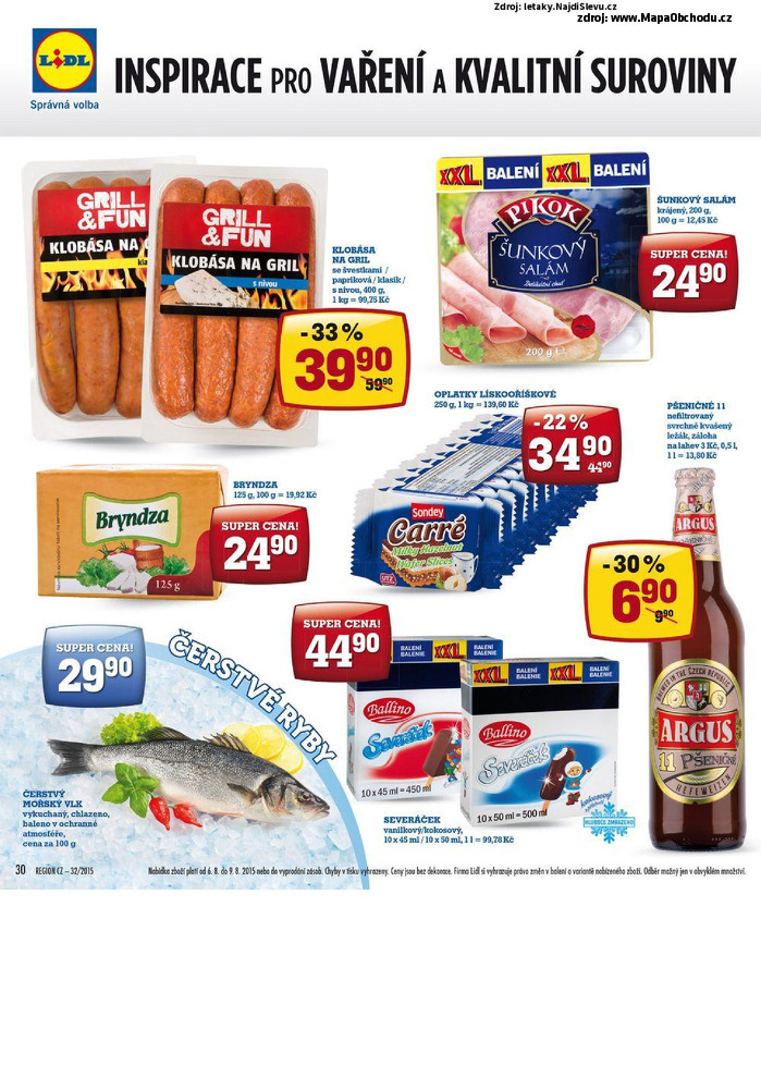 Stránka č. 30 - Akční leták Lidl